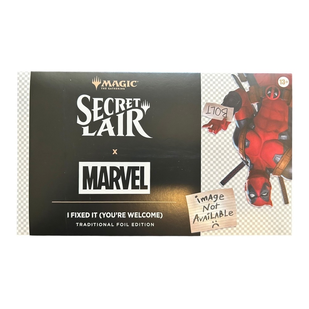 Magic The Gathering Secret Lair x Marvel Deadpool Traditional Foil Edition NEW